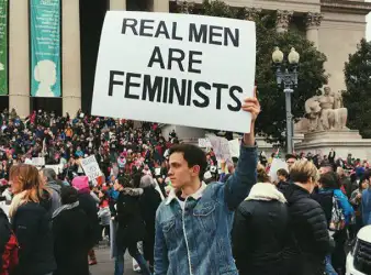 image of feminist men